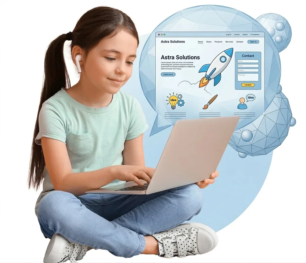 GeekashramJr student presenting Scratch games with score, lives, and levels