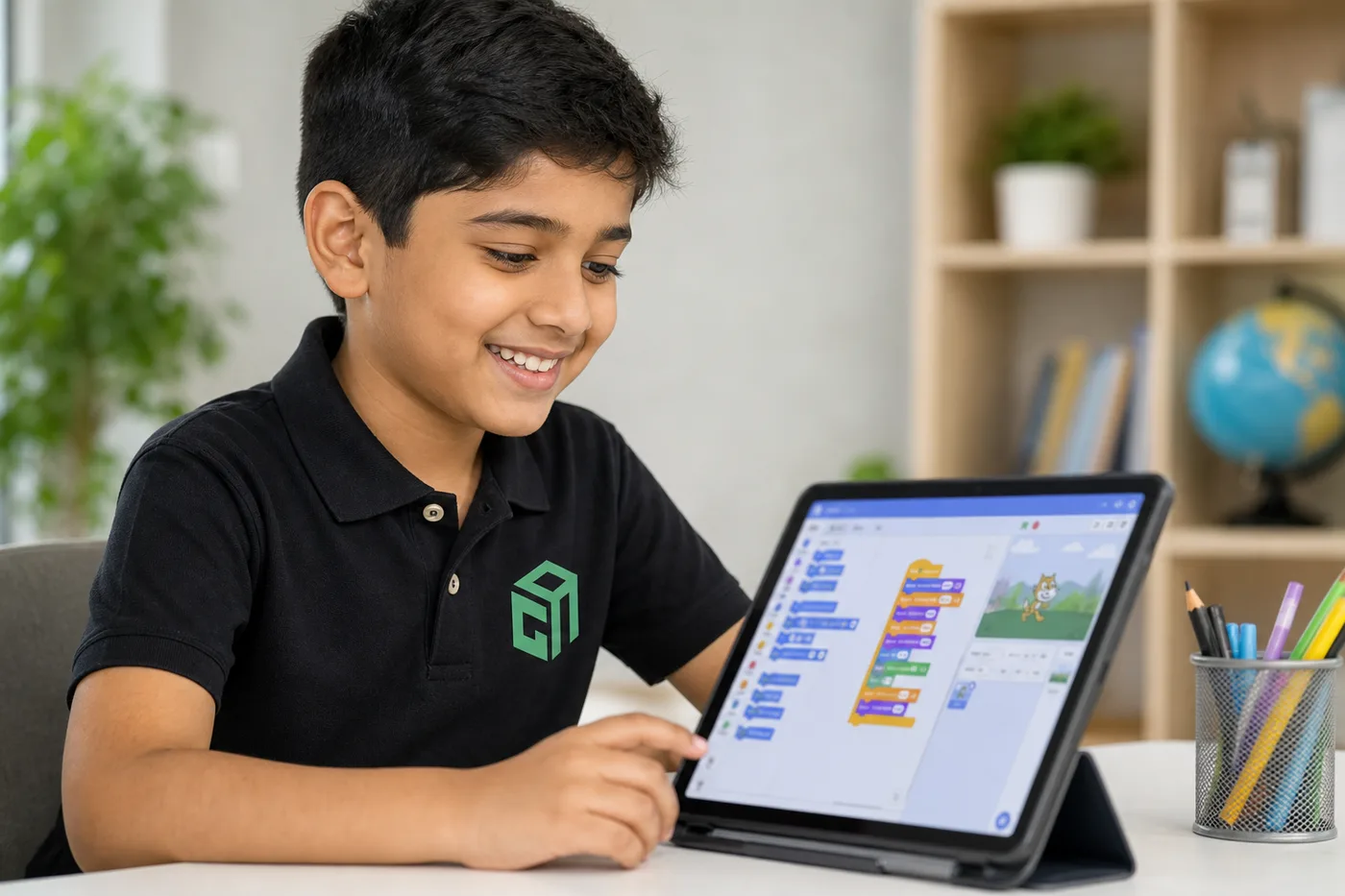 Parent and school-age child learning coding together on a laptop — complete guide for ages 6–18 Parent and school-age child learning coding together on a laptop — complete guide for ages 6–18
